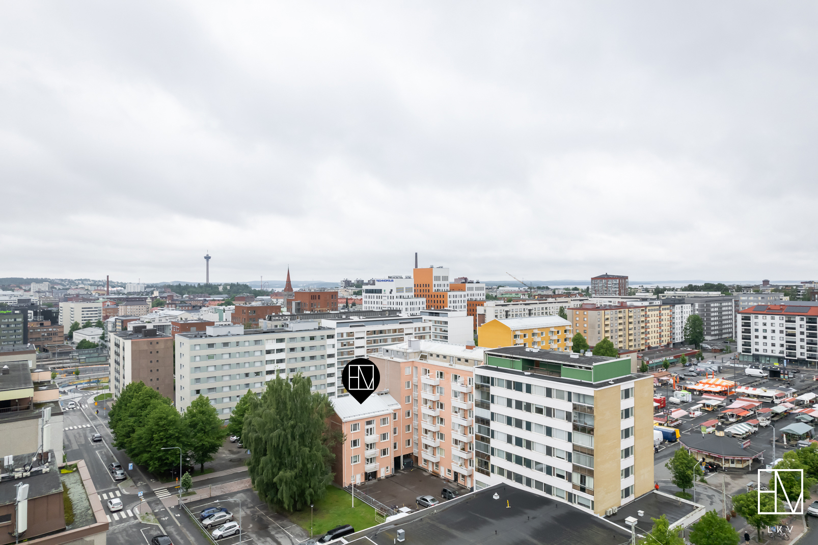 Sijainti Tammelan sydämessä