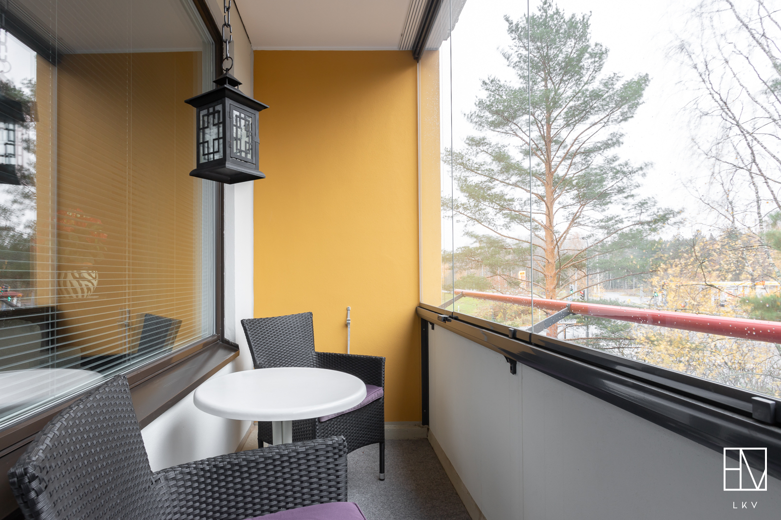 Lasitettu parveke lisää asuinmukavuutta