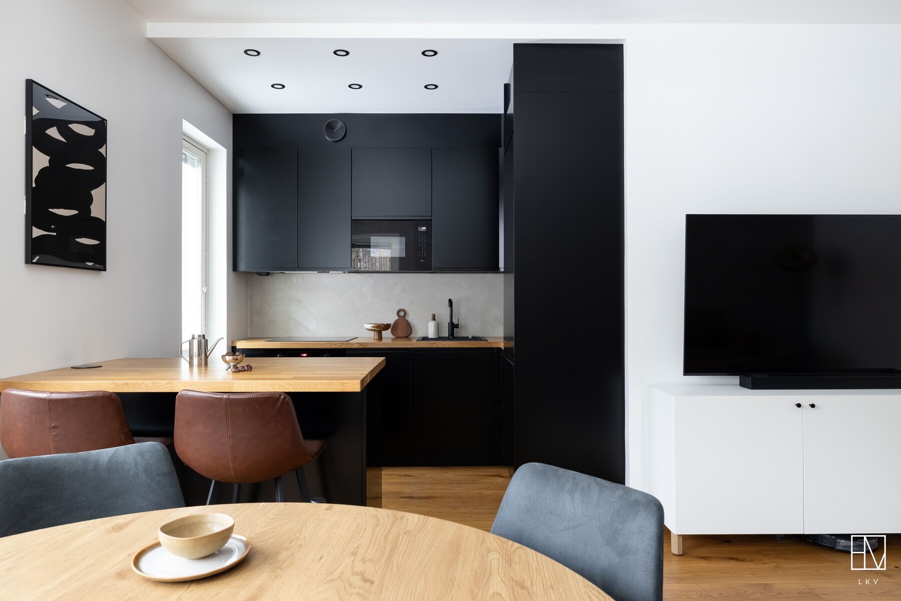 Tyylikäs ja käytännöllinen keittiö