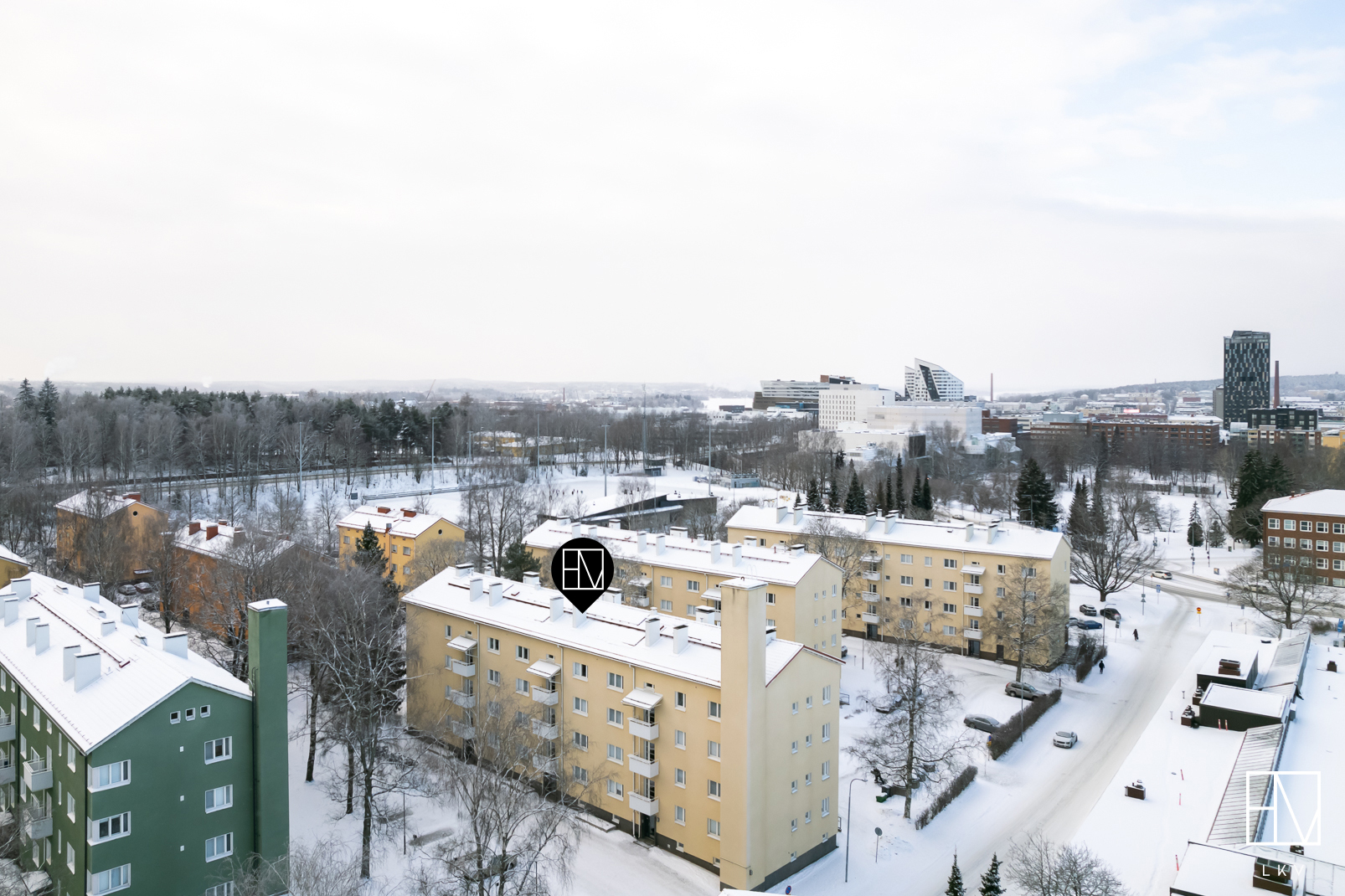 Upea sijainti Etu-Kalevassa