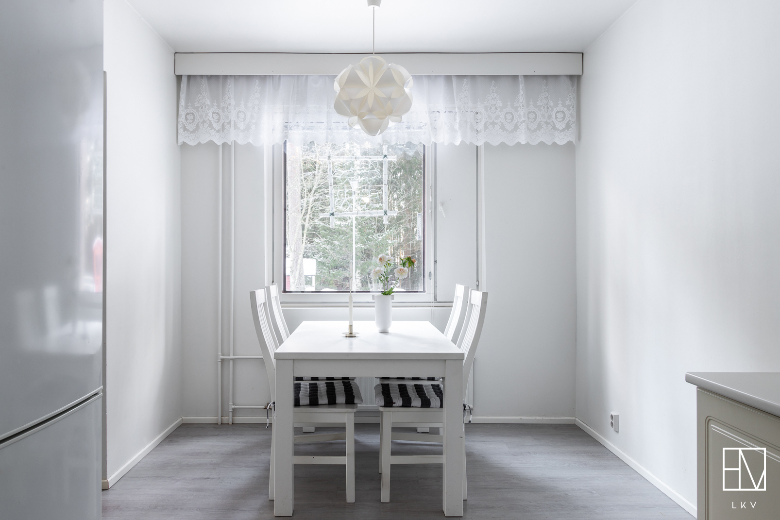 Keittiössä paikka ruokaryhmälle