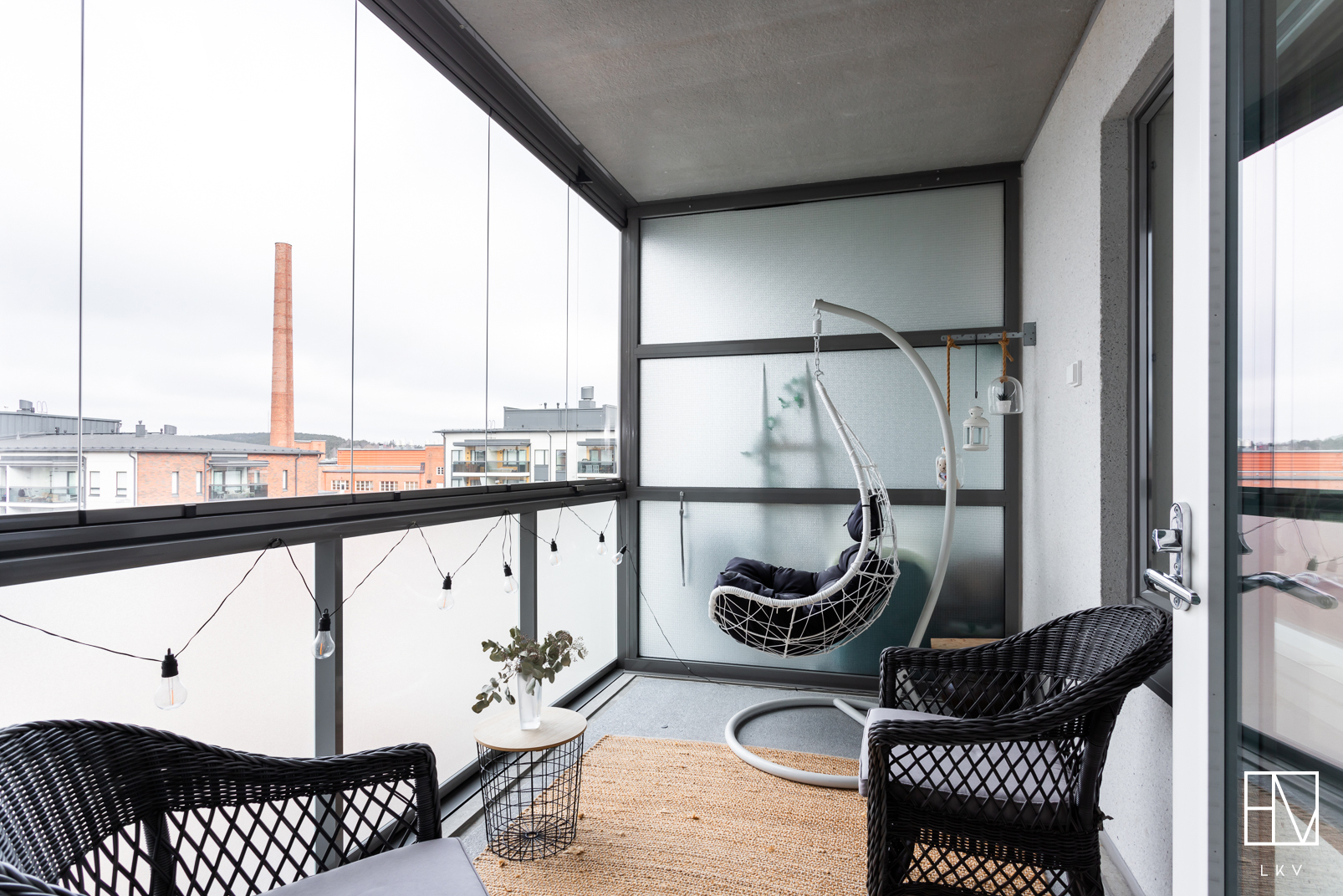 Lasitettu parveke lisää asuinmukavuutta