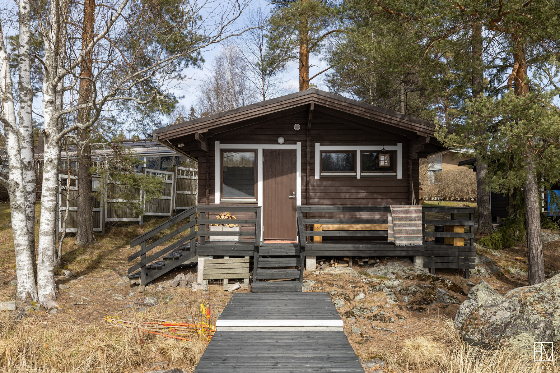 Yhtiön rantasauna on todellista arjen luksusta