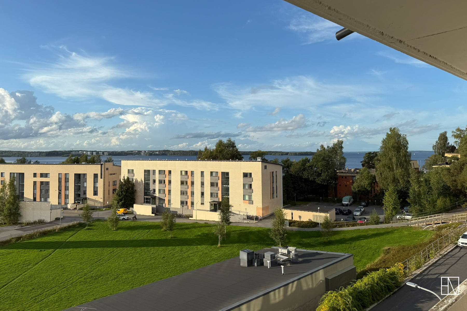 Näkymä parvekkeelta!