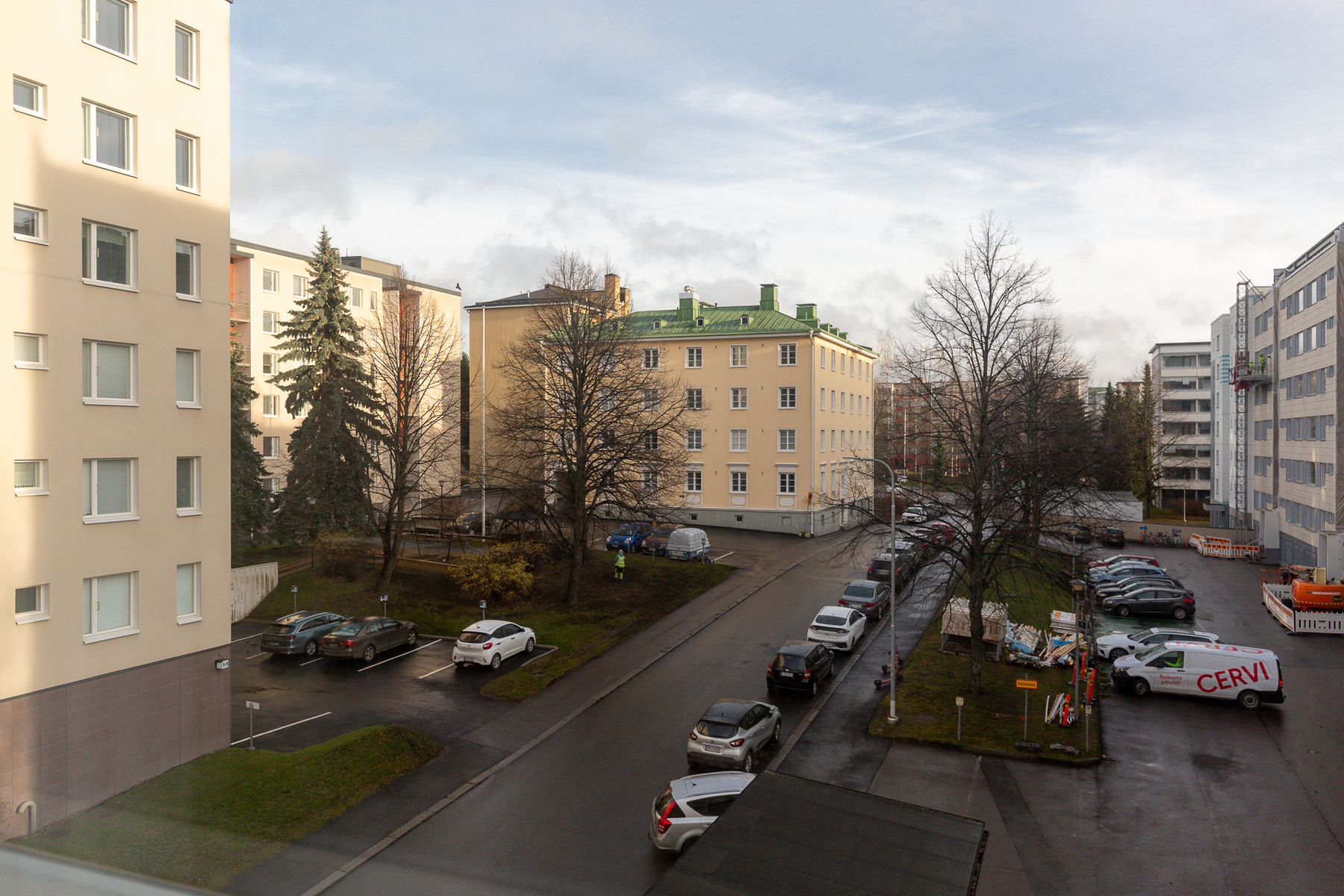 Näkymä kohti Välimaankatua