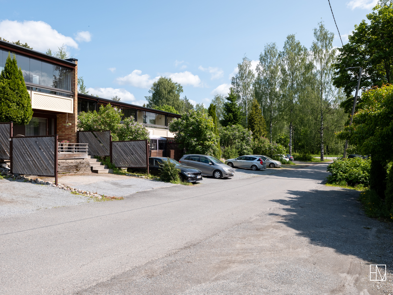 Näkymää yhtiön pihalta