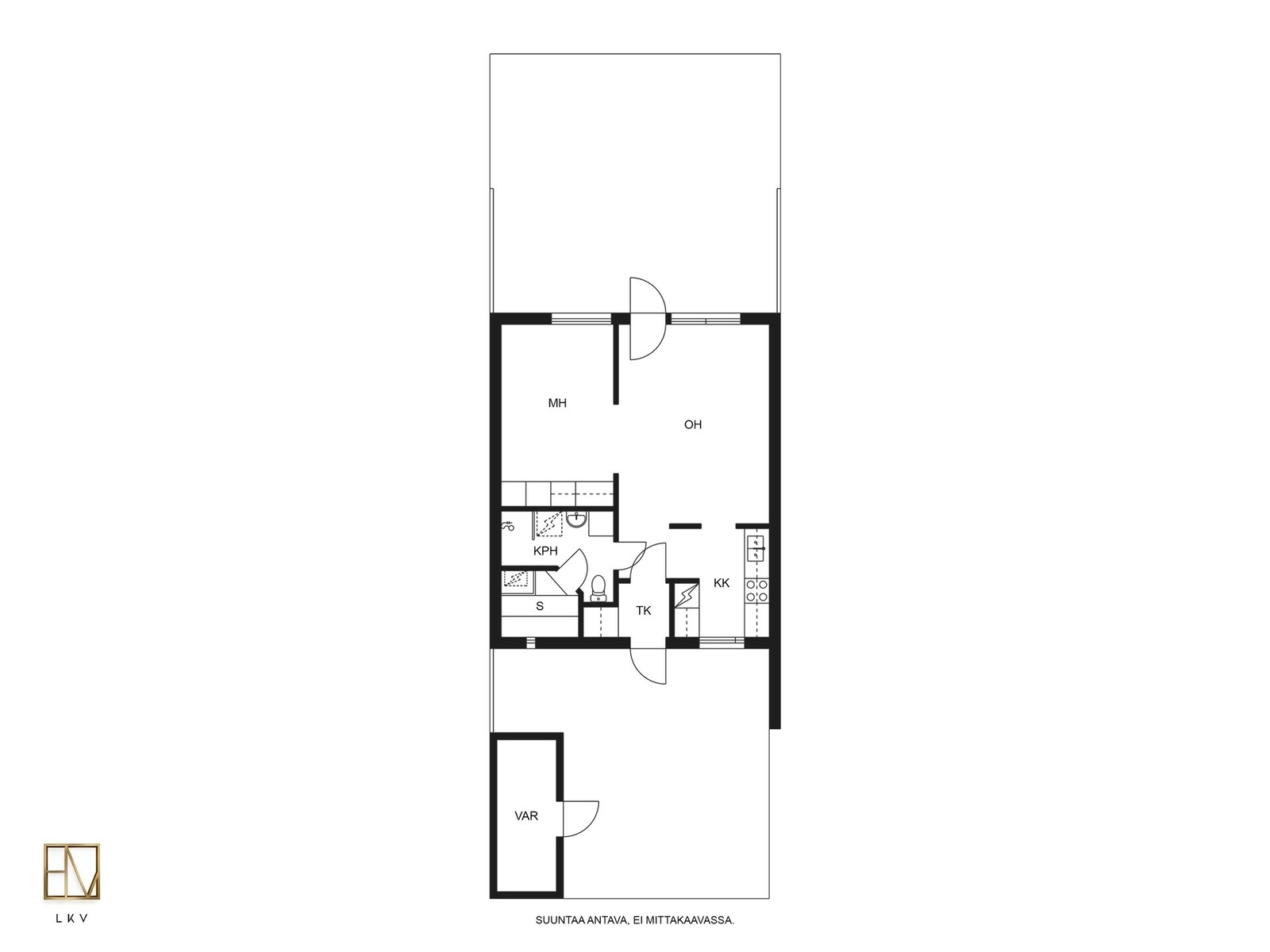 Suuntaa antava pohjakuva