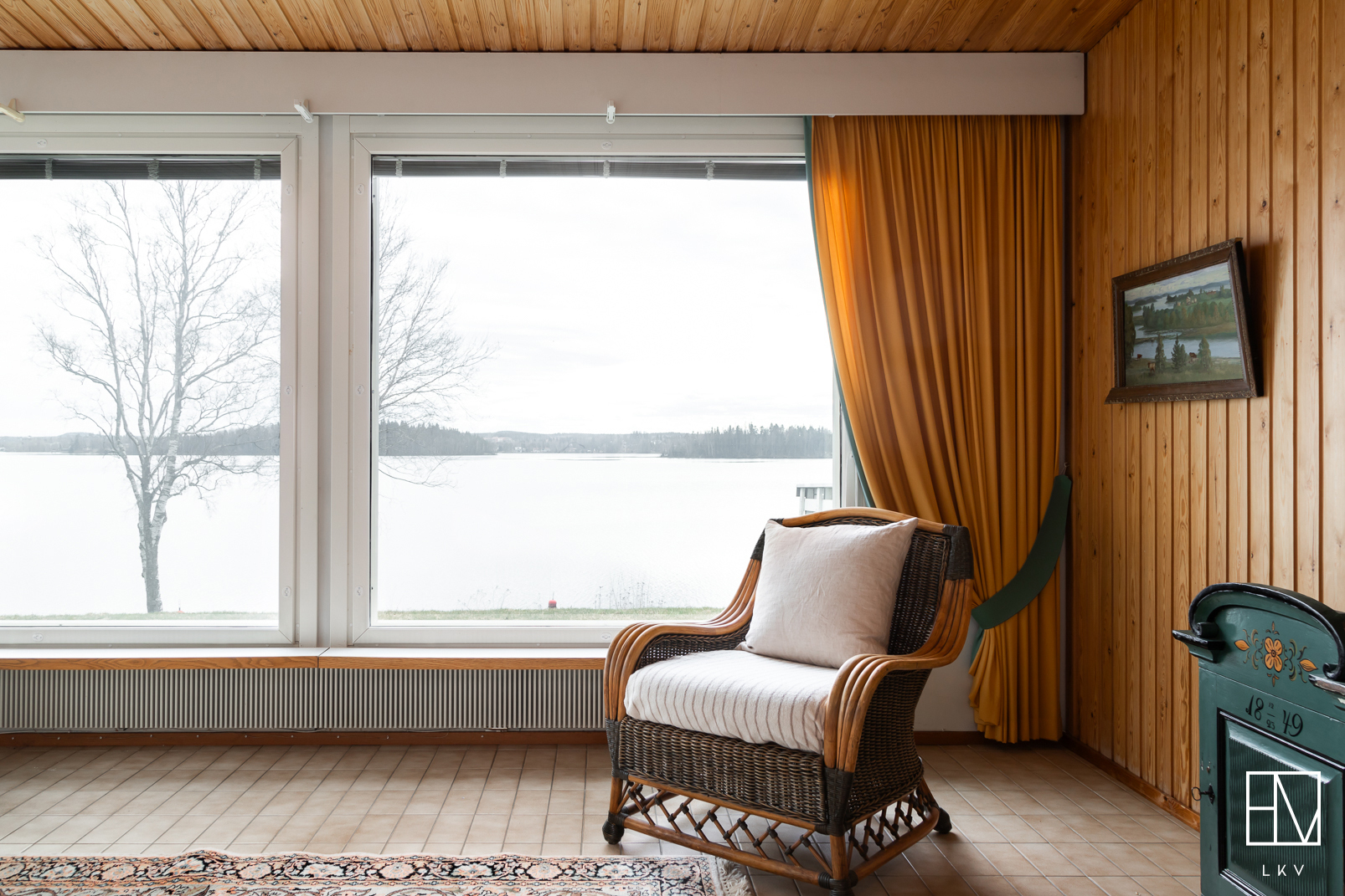 Maisemaa takkahuoneesta