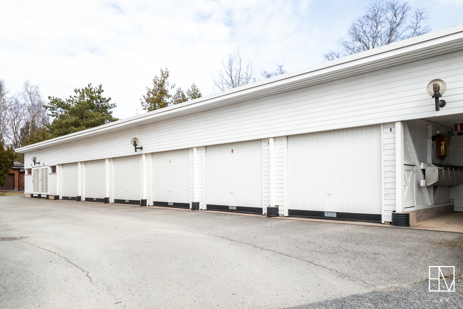 Huoneistolla myös talli