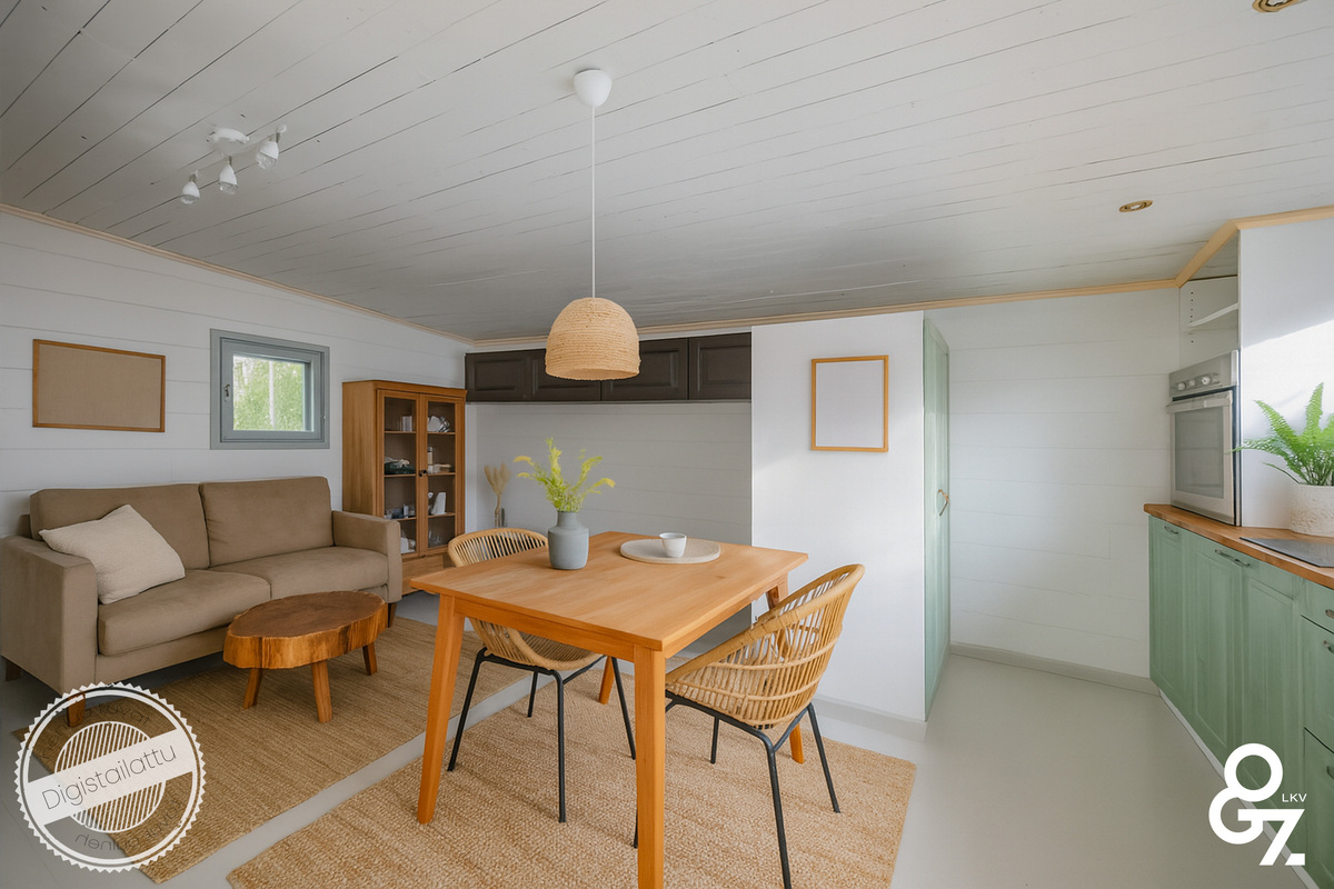 Huom. digitaalisesti sisustettu