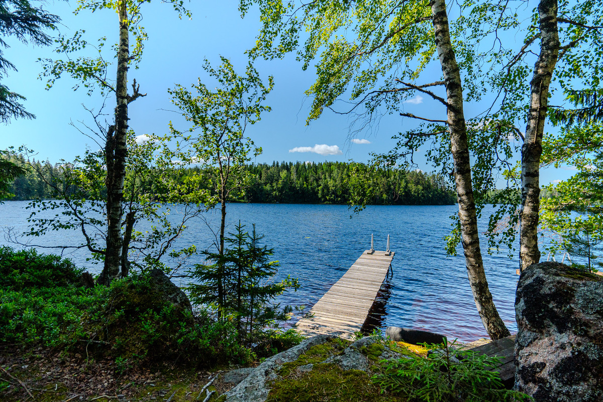 Löyttyjärven rantaan matkaa 250 m