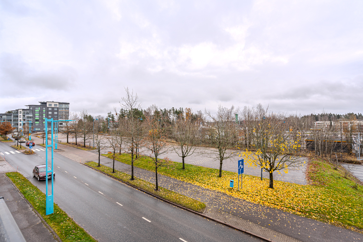 Näkymä parvekkeelta Pisteen suuntaan