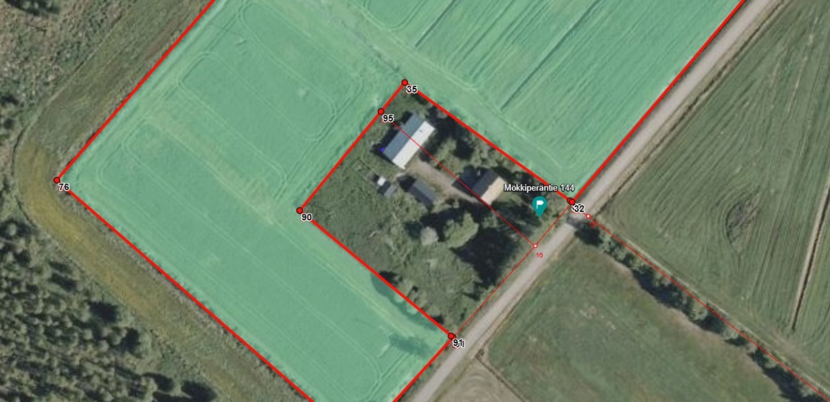 Pinta-ala n. 0,4875 ha