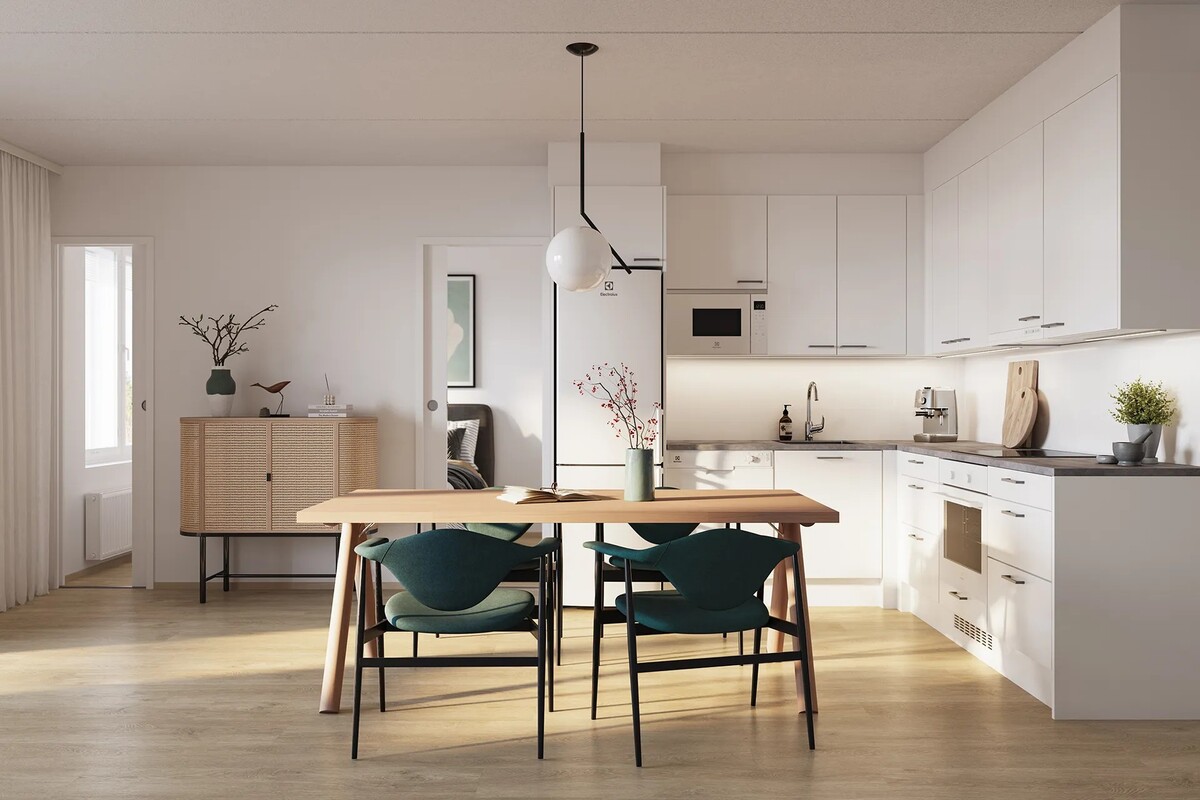 Visualisointikuva taiteilijan näkemys aikaisemmasta kohteesta